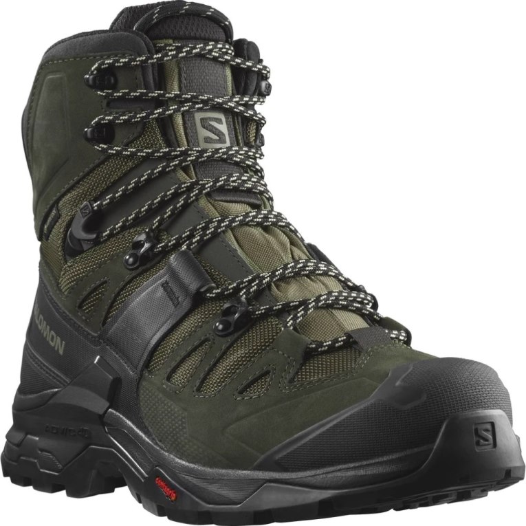 Botas Montaña Salomon Quest 4 GTX Hombre Verde Oliva | MX WUQH526